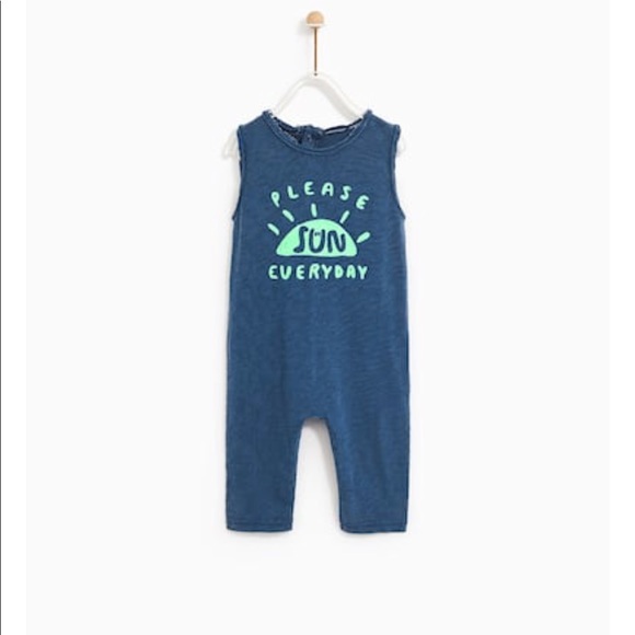 zara baby boy romper